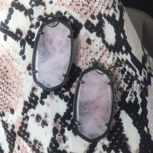 Rose Quartz Kendra Scott Earrings